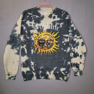 Tie-Dye Sun Graphic Sweater